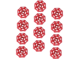 Volantes De Aço Inoxidável 6x6 Mm, Decorativos Para Válvulas De Corte.