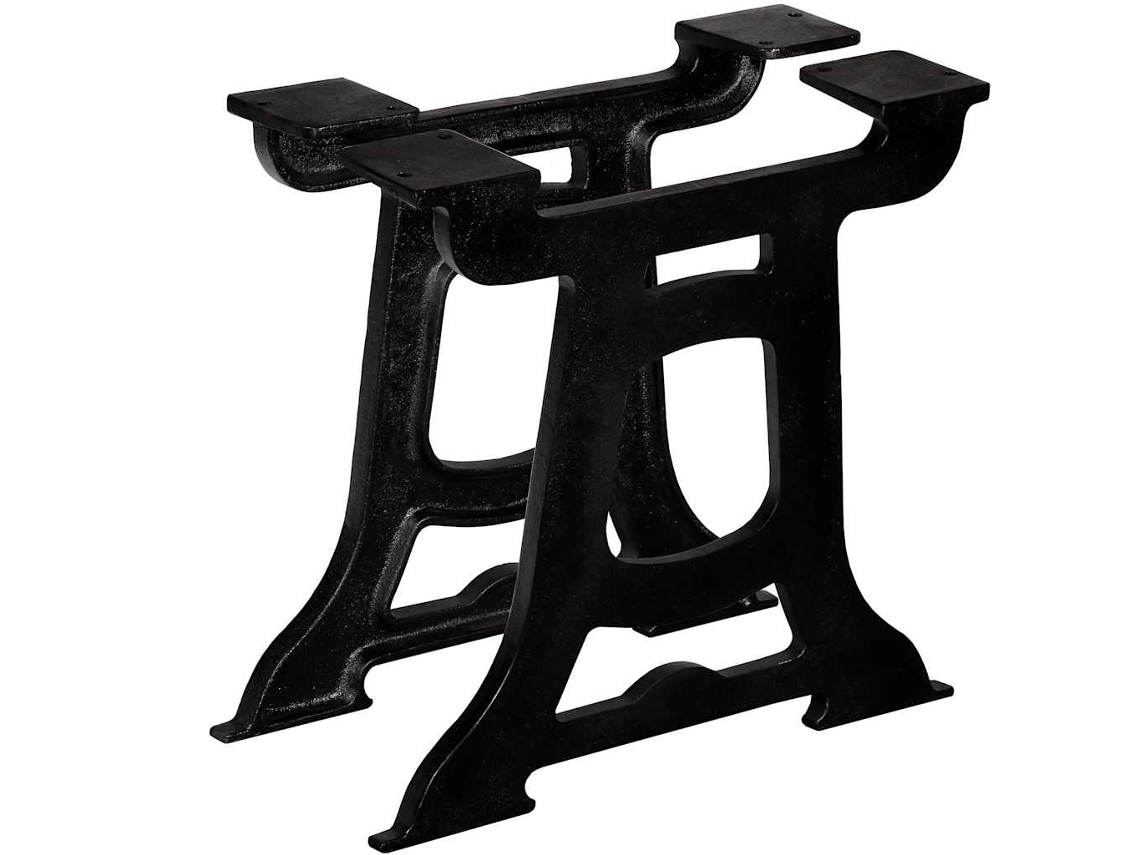 Vidaxl Pernas Para Mesa De Centro 2 Pcs Estrutura Em Y Ferro Fundido