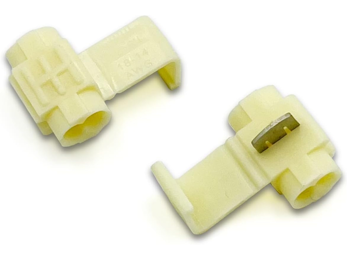 100 Unidades De Engates Rápidos Amarelos, Elétricos, Engate Rápido-aquaforge