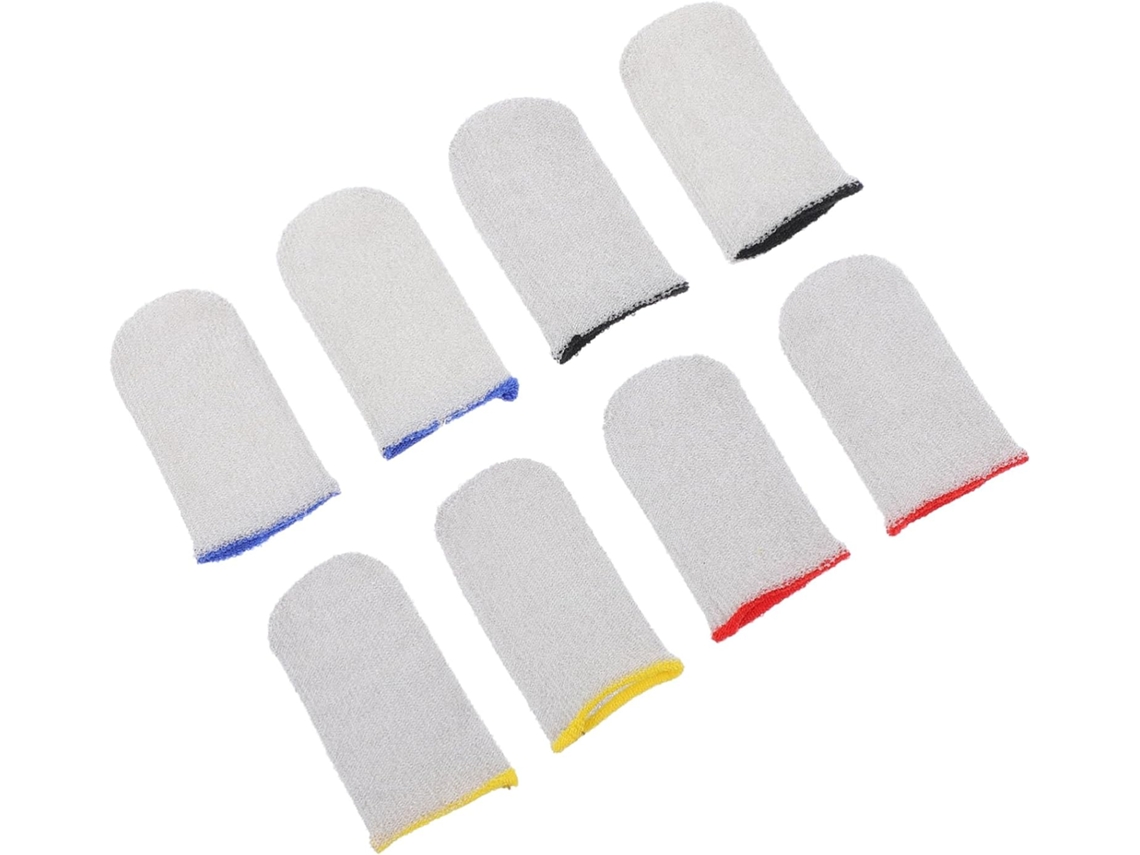 Mikikit Conjunto De 4 Pares Dedeiras Para Jogos, Resistentes Ao Suor, Leves E Portáteis, Cores Sortidas