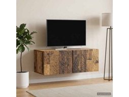 Vidaxl Gabinete De Tv De Parede 59,5 X 31 Cm Madeira Antiga