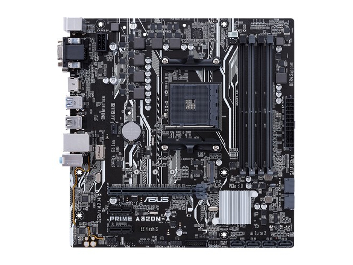 Motherboard ASUS PRIME A320M-A (Socket AM4 - AMD A320 - Micro ATX)