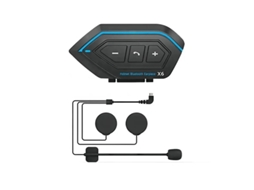 Intercomunicador Capacete Para Moto Yizhood X6 Preto