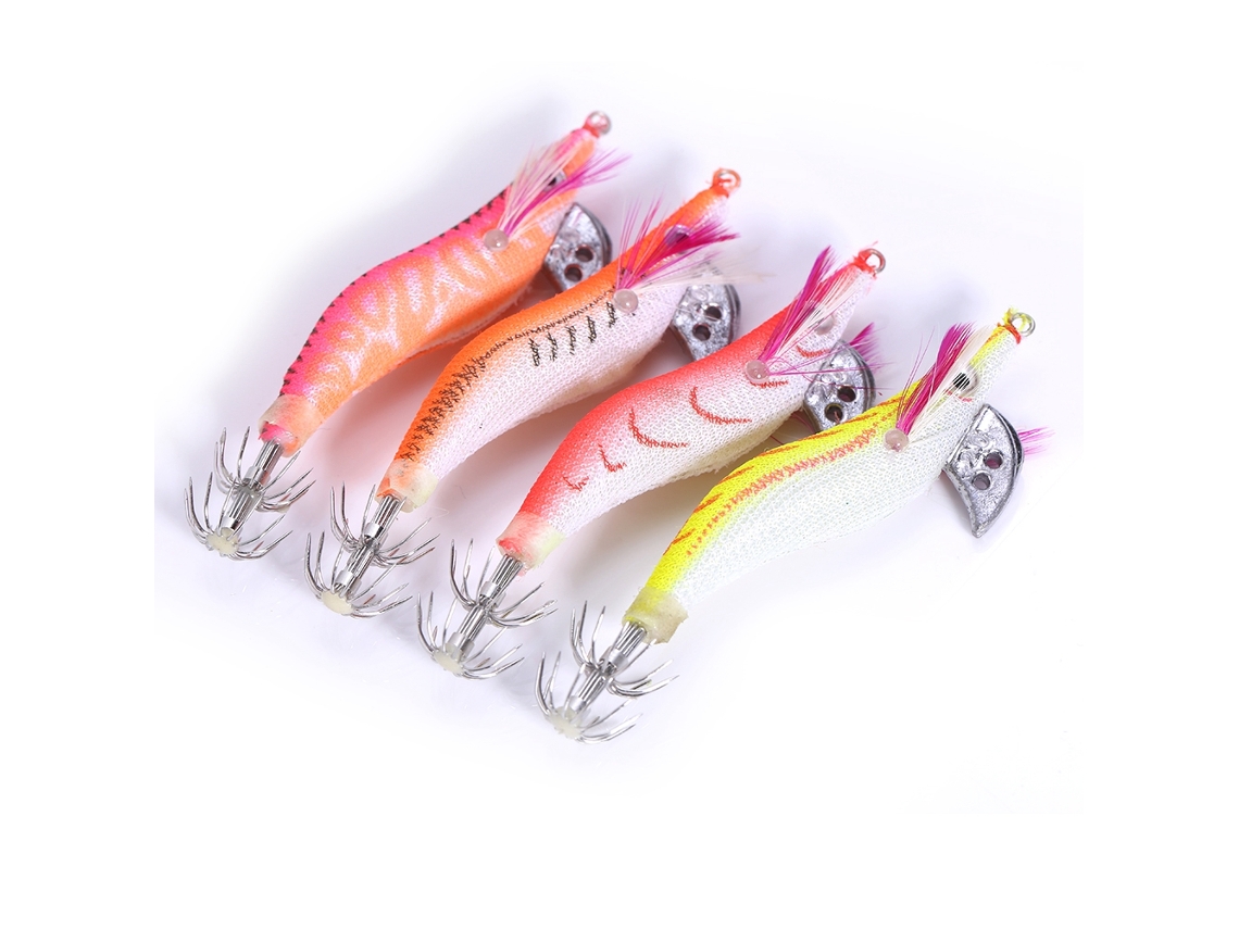 Isca de Camarão Luminoso para Pesca de Lula