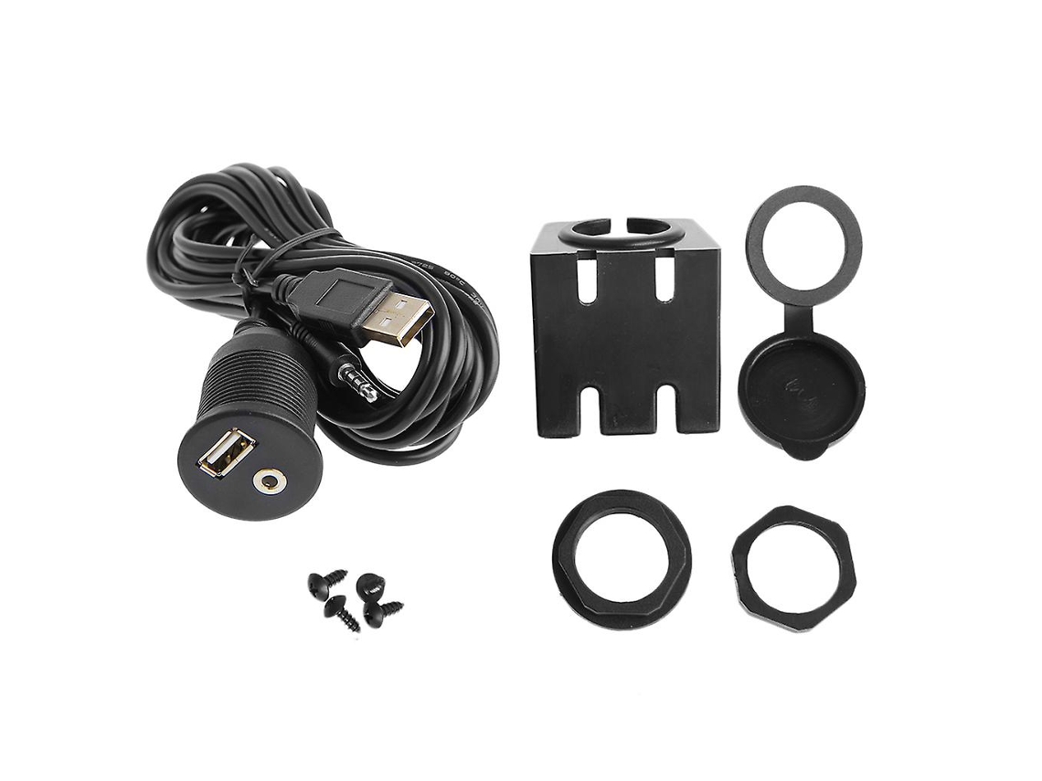Acessórios Dos Adaptadores Do Conversor Do Telefone Móvel Do Carro De 2m De Comprimento Usb E De 3.5mm