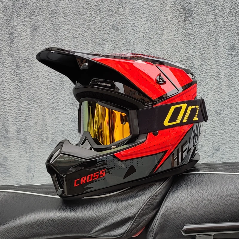 Capacete De Motocicleta (xl), Para Motocross E Downhill.
