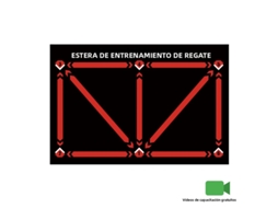 Tapete De Treino De Futebol De Interior Dobrável, Resistente E Antiderrapante (vermelho, 60x90cm) Para Crianças.