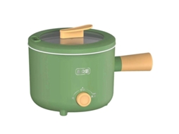 Panela Elétrica Mini Antiaderente para Dormitório Cozinhar Macarrão Stir Fry Carne Sopa Eugreen S/MARCA