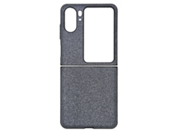 Capa de Telefone Capa de Telefone Plegável de Cristal Brilhante para Oppo Find N2 Flip Black Shine EOOCOO (brilhante e Anti queda)