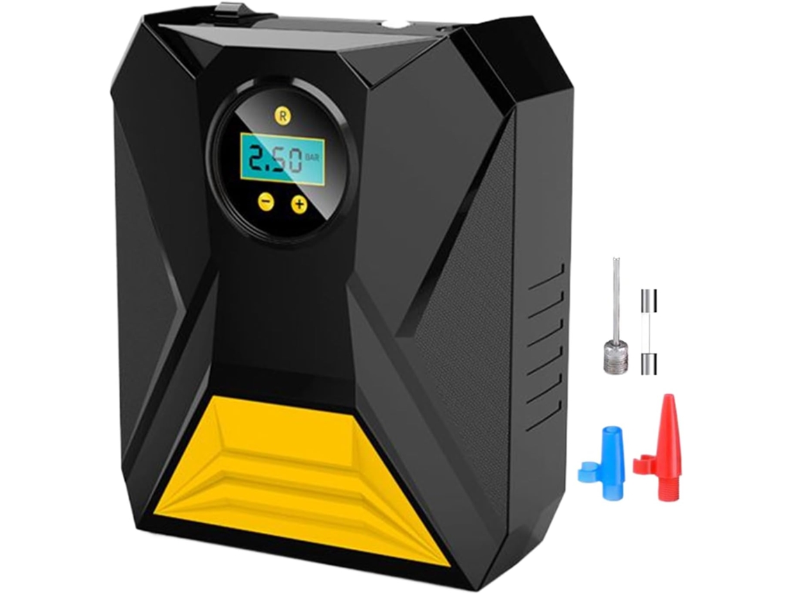 Compressor De Ar Portátil Com Manômetro Elétrico Sem Fio