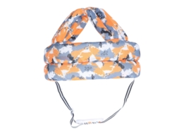 Primerox capacete para Bebê Absorção de Choques Macio Respirável Ajustável Proteção Cabeça Crawling Walking