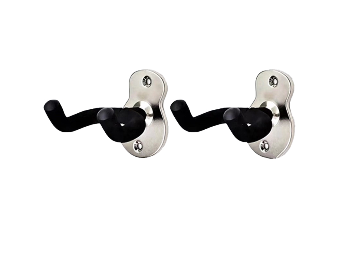 Suporte De Parede Resistente Para Guitarra Silver