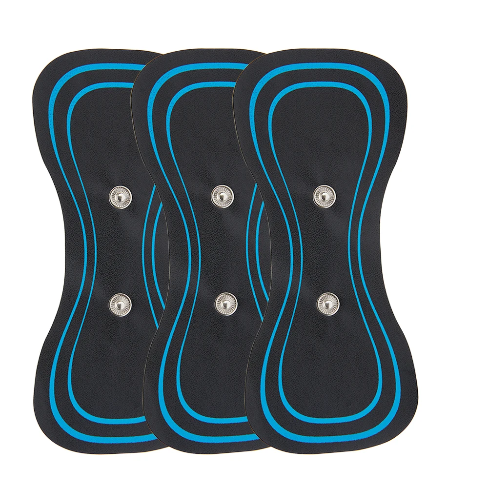 Almofadas De Massagem Ems Para Pescoço, Treinamento Quadril, Conjunto Substituição Corporal, Adesivos Alívio Da Dor Muscular ~04163