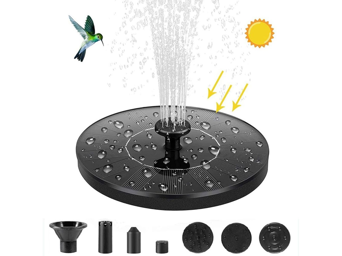 Fonte Solar, Bomba Solar Para Lago, Bomba De Água Para Jardim Com 1,4 W