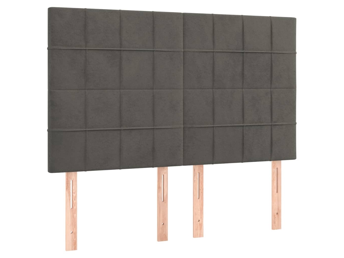 Headboard, Headboards Vidaxl Cinzeto Veludo (144 Cm)
