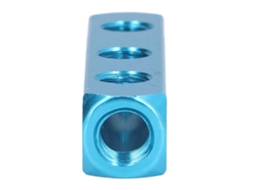 Bloco Divisor De Manifold Neumático Alumínio Al-3