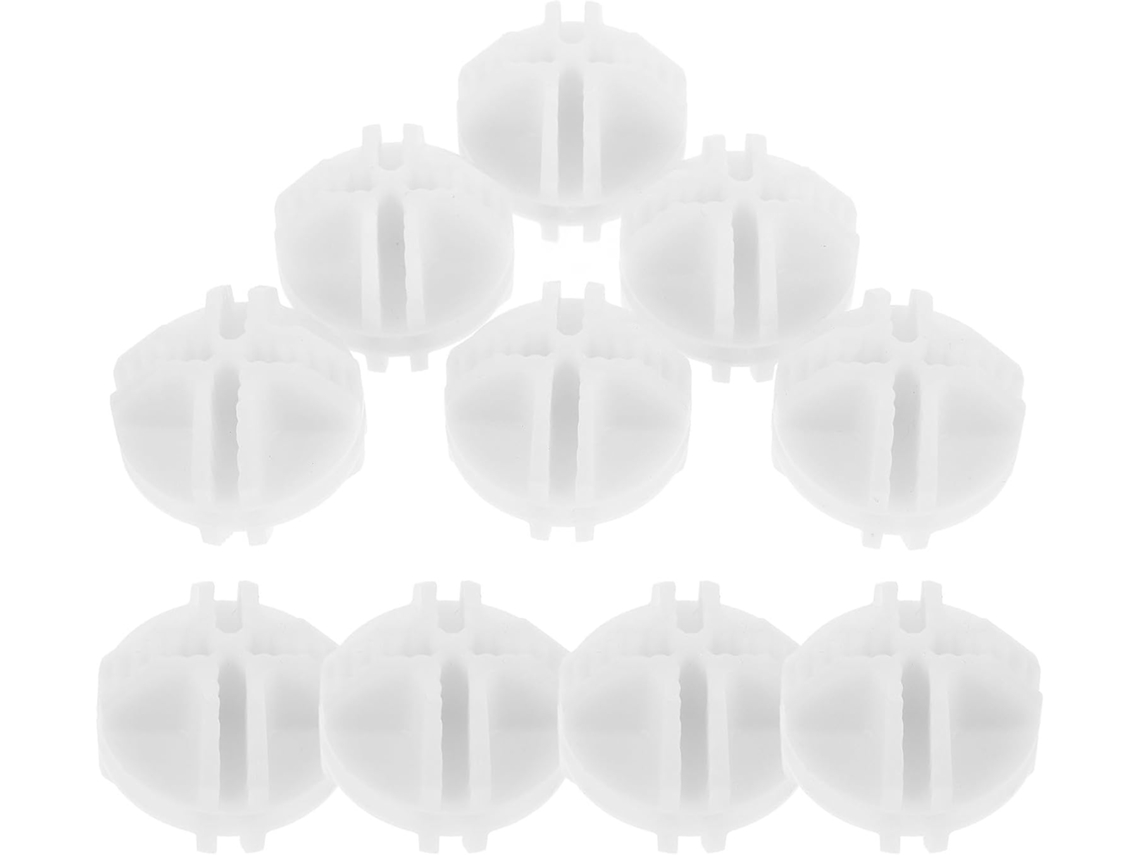 Conjunto de 10 Conectores Plástico Branco GOKOCO