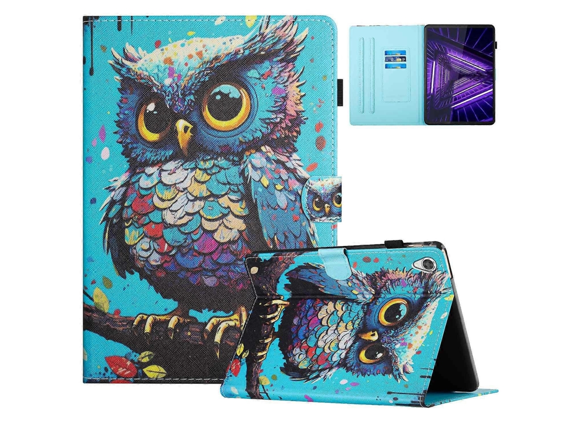 Capa Para Lenovo Tab M10 Hd Gen 2 X306x, Protetora Tablet Em Couro Pu Com Estampa. Tuotuo