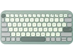 Teclado ASUS Marshmallow KW100 Copilot (Português - Bluetooth - Green Tea Latte)