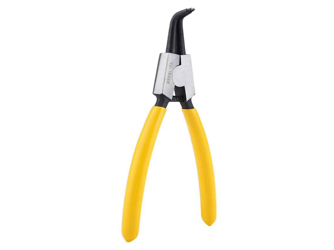 Laxiscreed Alicates De Aço Inoxidável Para Segurança Com Mandíbulas Curvas, Fecho Mecânico De 6"