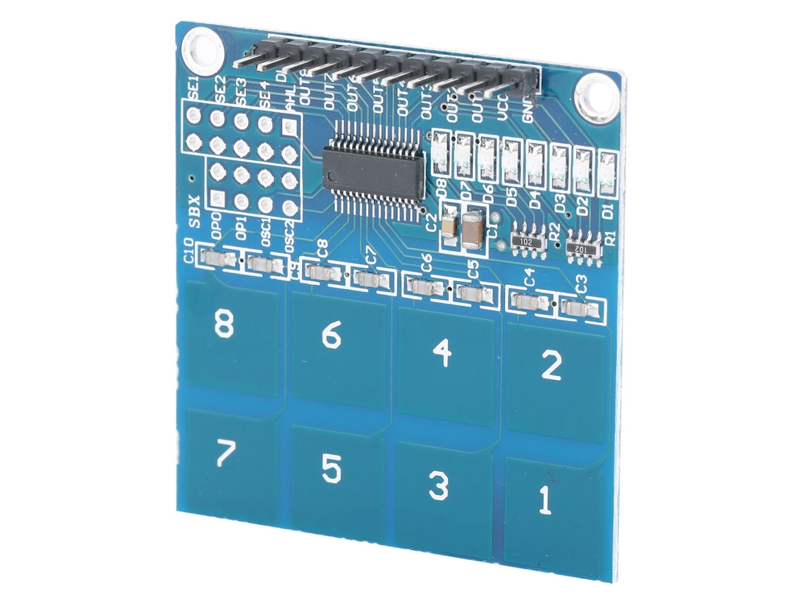 Módulo Sensor Táctil Capacitivo Ttp226 2pçs