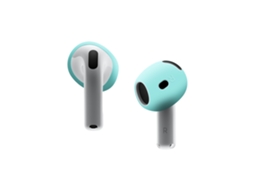 Capa Para Airpods4, Protetores Auriculares De Silicone, 3 Pares (verde Menta) Spqment