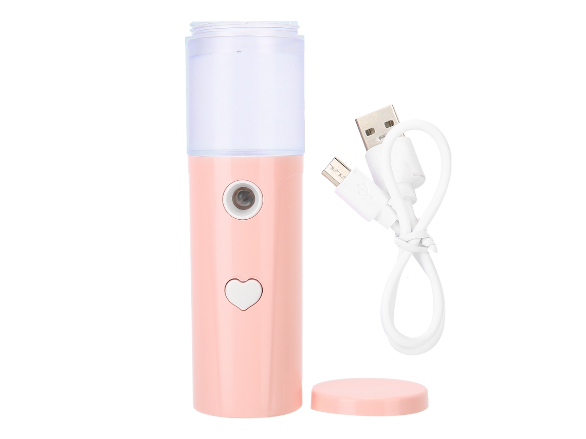 Spray Hidratante Facial Portátil Nano 30ml Recargável Por Usb Mister Facial