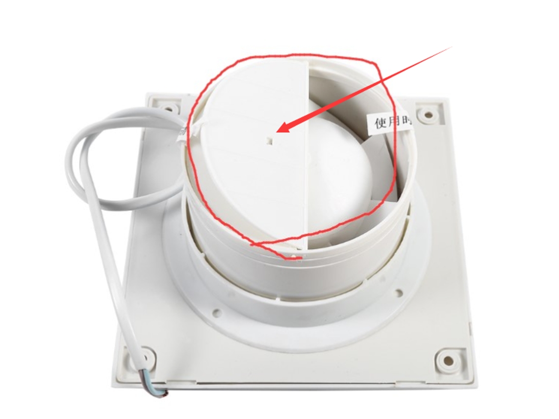 Ventilador De Parede Laxiscreed Para Exaustão, Banho E Cozinha, 220v, 4 Polegadas, Com Acessórios De Válvula De Retenção