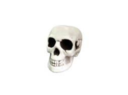 Laxiscreed Cabeça De Caveira Decorativa Para Halloween, Fantasia E Festas Temáticas