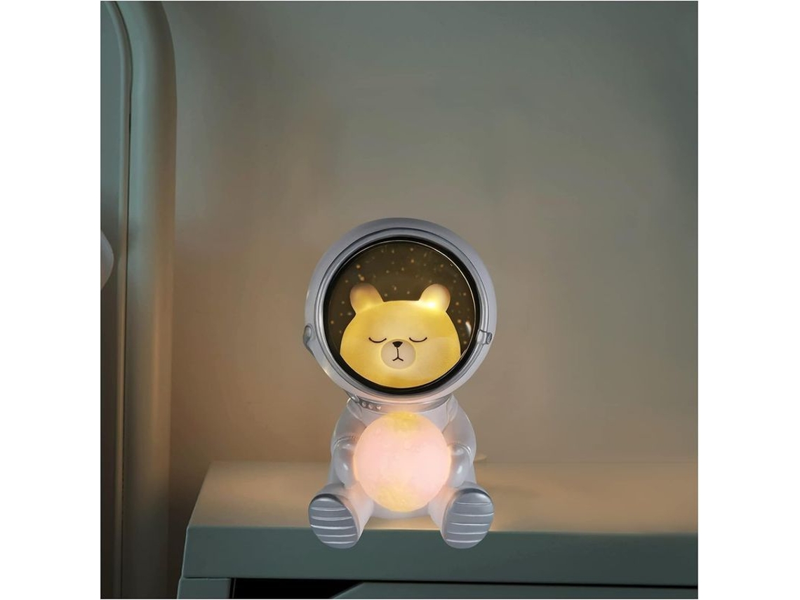 Nova Line luz Noturna Led com Forma de Astronauta para Crianças, Presente de Aniversário Cute