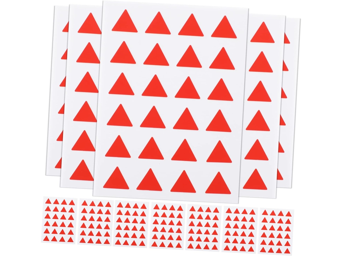 Etiquetas Triangulares Autoadesivas, Fáceis De Remover