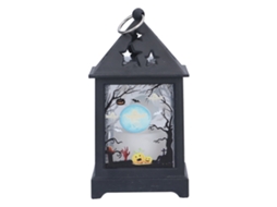 Lanterna de Halloween com led, luminária noturna, decorativa, para festa | S/MARCA