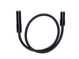 Cable de audio estéreo 3,5 mm hembra a 6,35 mm (1/4 pulg.) hembra, 0,5 m, para guitarra, PC, tableta | S/MARCA