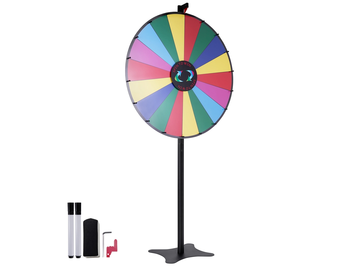 Roda Da Lotaria Succebuy Roda Da Fortuna Mesa Ou Suporte 910 Mm 18 Ranhuras