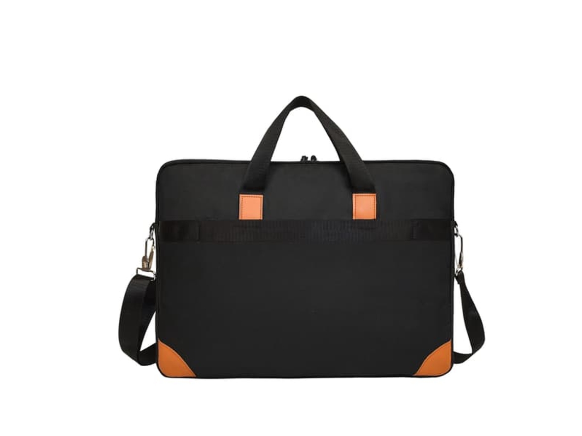 Bolsa Impermeável Para Laptop De 13 Polegadas, Bolsa De Ombro, Preta.