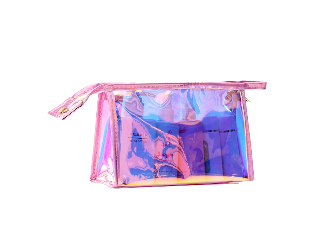 Bolsa De Armazenamento De Cosméticos Portátil À Prova D'Água Para Viagem Symphony Pvc Roxa ZMDECQNA