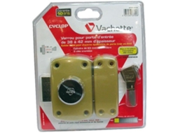 Fechadura De Botão Cyclop Vachette 45 Mm Caixa E Percussor Em Aço Estampado 3 Chaves