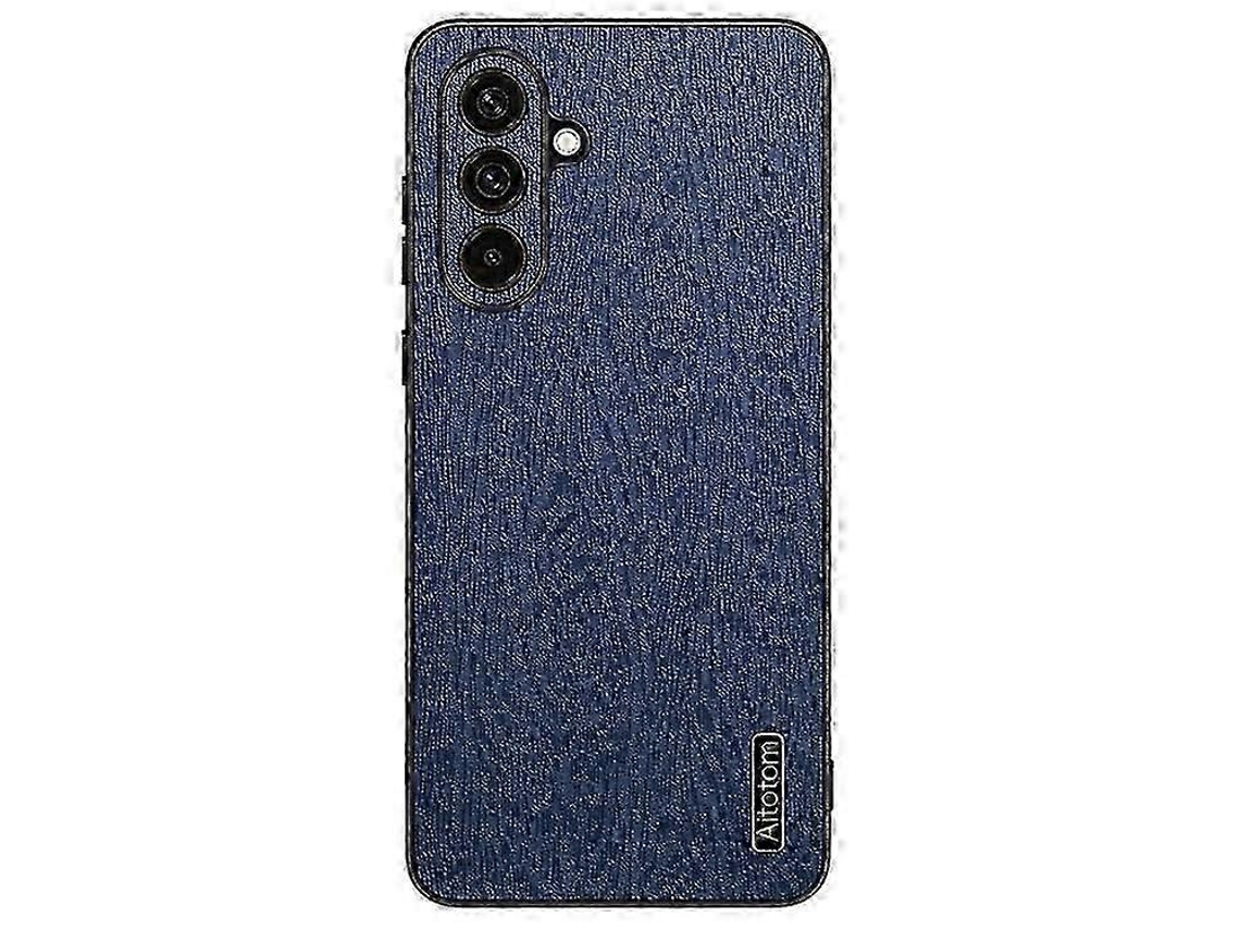 25-26 Compatible For Samsung Galaxy A56 5g Case Wood Texture Pu Leather Coated Pc Tpu Phone Cover