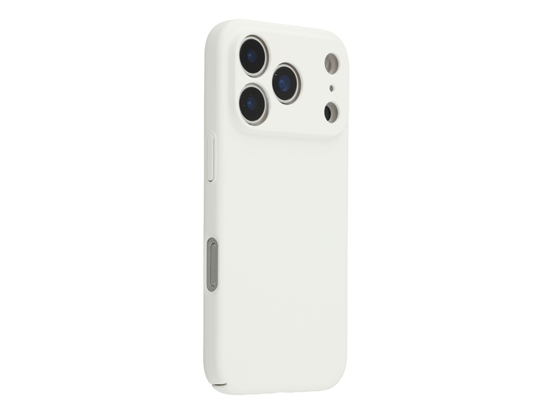 Capa Para Iphone 17 Pro Max Com Acabamento Emborrachado E Toque Suave - Branca