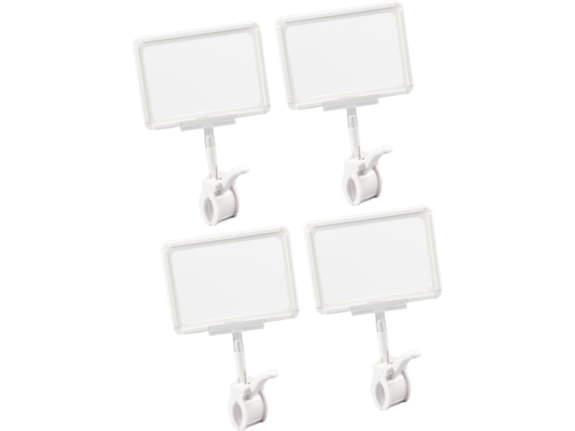 Conjunto De 4 Clipes Fixação Sinalização, Proteção De Cartões E Dutos, Clipe Duplo Rotatório, Grampos