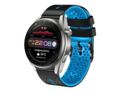 Pulseira De Silicone Perfurada Bicolor De 22 Mm Para Huawei Watch 3 Pro