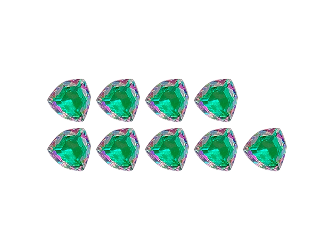 9 Acessórios de Unhas Broca de Vidro Verde K9 Formato Pontudo NEVEANCE