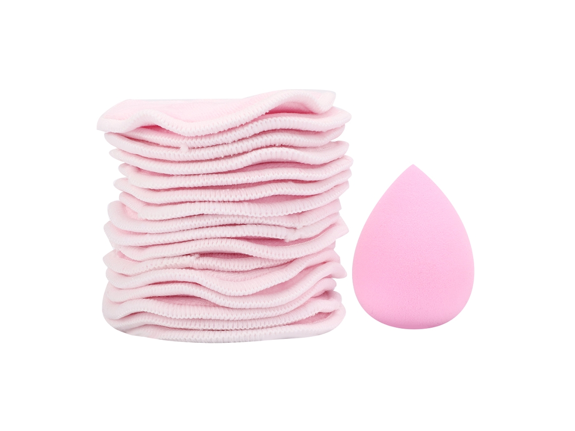 Puff Reutilizável Lavável Para Remover Maquiagem E Limpar