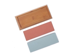 Afiladora de Cuchillos de Doble Cara, Bosaid 400/8000 Grit, com Base Antideslizante e Guia de Ângulo