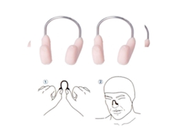 Conjunto De 6 Clipes Nasais Anti-asfixia Para Natação, Clipes Nasais Profissionais Com Arame Para Proteção Subaquática Do Nariz