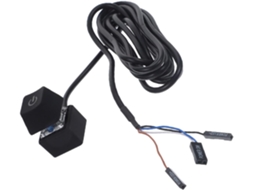 Cabo Extensor Preto Para Botão Liga/desliga De Led Do Pc, Design Pequeno E Portátil.