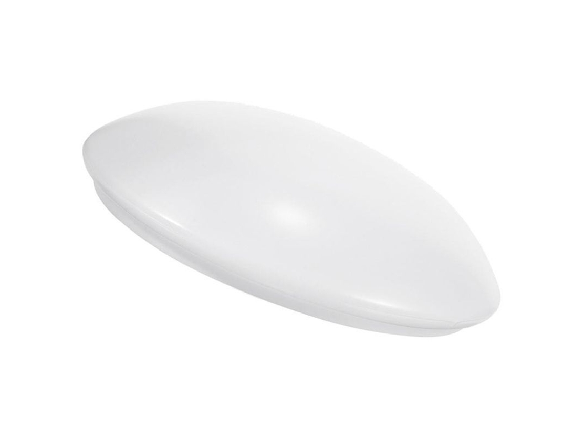 Capacete de Luz de Teto Nova Line de Plástico Branco 31.5x31.5x8cm