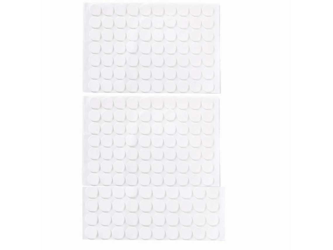 KOFIHETY Fita Adesiva Dupla Face 280 Pcs Removível Redonda Transparente Para Decoração De Natal E Festivais (20mm)