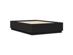 Estrutura de Cama com Led Sem Colchão MAISON EXCLUSIVE Preto (150x200 cm)
