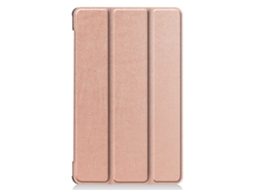Capa Para Lenovo Smart Tab M8 8 Polegada Ouro Rosa